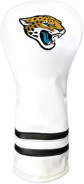 Team Golf NFL Pittsburgh Steelers White Vintage Fairway Head Cover White Vintage Fairway Golf Club Headcover, Form Fitting Design, Retro Design