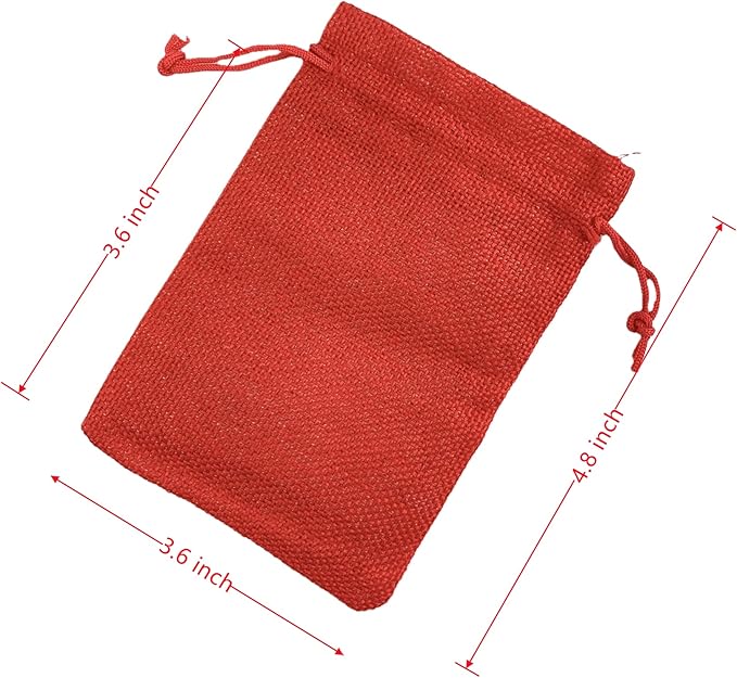 Palmhomee Pack Of 25 Burlap Gift Bags - Image 3