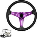LOSCHEN Golf Cart Steering Wheel Universal Design for Club Car Ds and Precedent EZGO RXV & TXT, for Yamaha Golf Cart Steering Wheel
