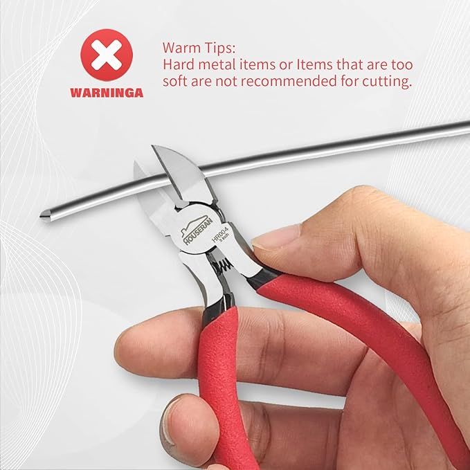 5 inch Wire Cutters, 5 Pack Diagonal Cutters, Side Cutters, Wire Cutter Set - Image 8