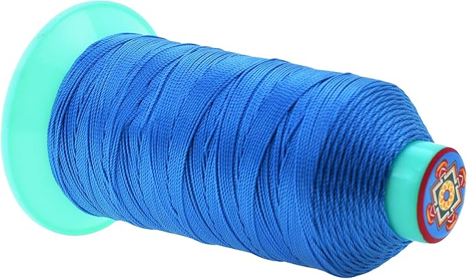 Mandala Crafts Bonded Nylon Thread Sky Blue Heavy Duty Sewing Threads - Image 2