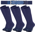 Youth Elite Baseball/Softball Socks & Belt Combo (3 Pairs of Socks with 1 Belt)