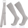 Baseball Socks and Belt Combo for Youth Adult - Softball Socks and Belt for Boys and Girls