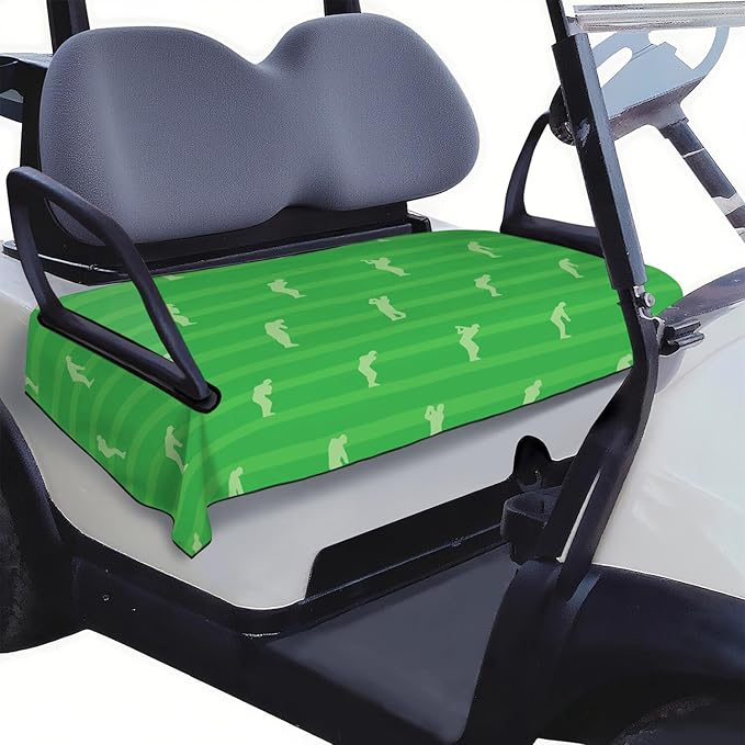 Golf Cart Seat Covers, Golf Cart Seat Towel Blanket for 2-Seat Golf Carts, Breathable Golf Cart Seat Cushions Golf Club Car Accessories 51'' x 31''