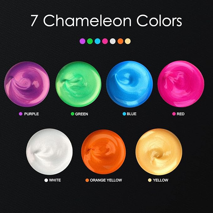GOTIDEAL Iridescent Acrylic Paint Chameleon Purple Tubes Non Toxic Non Fading - Image 3
