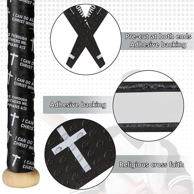 Eyourlife 2/4 Pack Baseball Bat Grip Bat Wraps for Baseball Lifestyle Softball Gifts Pro Feel Non-Slip Elite Batting Grip Tape for Bats Players
