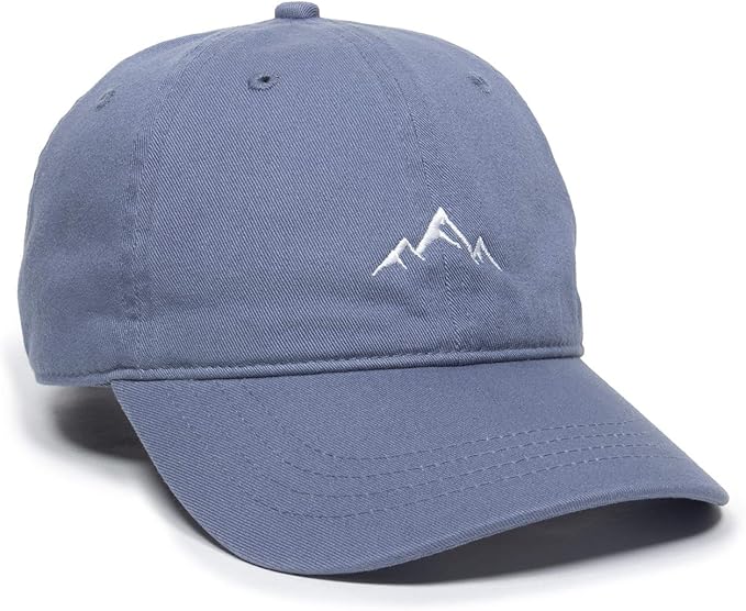 Outdoor Cap -Adult Mountain Dad Hat-Unstructured Soft Cotton