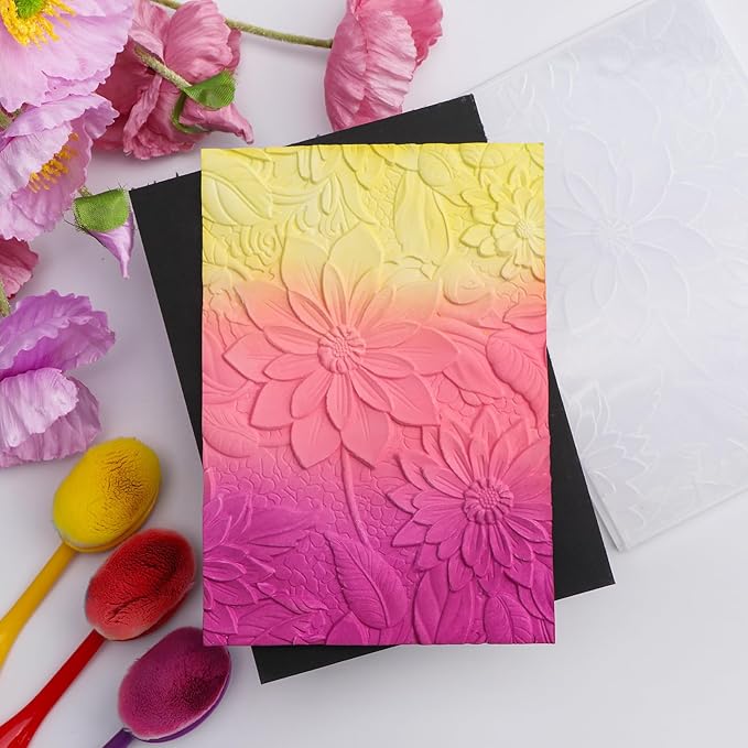 BAOFALI 3D Embossing Folders Lotus - Image 7