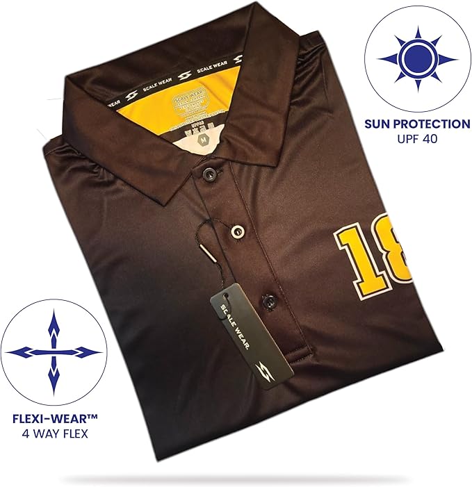 Funny Parody Golf Polo Shirt – Fun Movie Performance Quick Dry UPF Sun Protection Moisture Wicking Casual Wear Shocker Golf