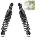 Rear Golf Cart Shock Absorbers Heavy Duty with Springs Compatible with 1995-up Yamaha Gas and Electric G14 G16 G19 G20 G22 G29 Models Replace# JN4-F2210-00, JN3-F2210-00 (BLACK)
