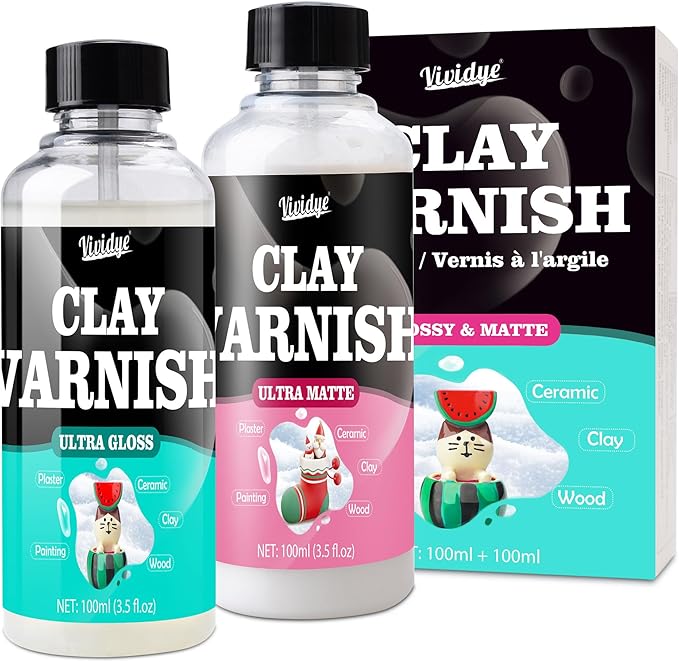 Air Dry Clay Glaze Kit by Vividye