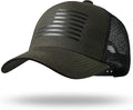 American Flag Trucker Hat - Snapback Hat, Baseball Cap for Men Women - Breathable Mesh Side, Adjustable Fit - for Casual Wear