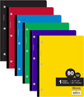 BAZIC Notebook College Ruled 1 Subject 80 Sheets Wireless Notebooks, Lined by BAZICProducts
