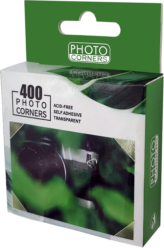 Photo Corners 3 Pack 1200 Pcs Clear Self-Adhesive Picture Mounting Corner by MeFacys