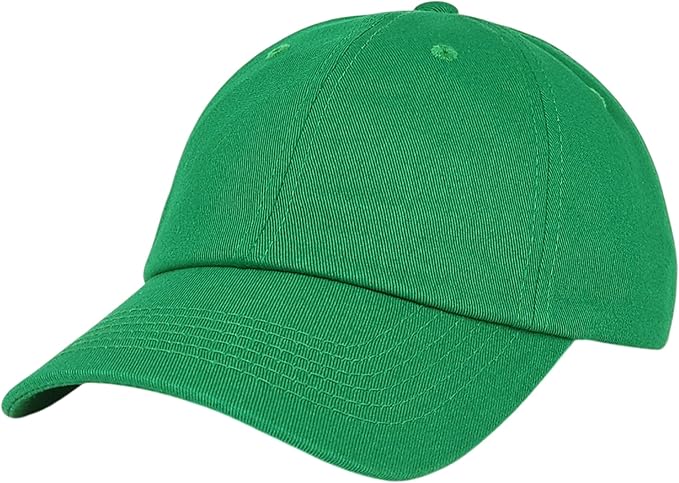 Classic Dad Hat Cotton, Low-Profile Plain Baseball Cap, Adjustable, Breathable and Packable