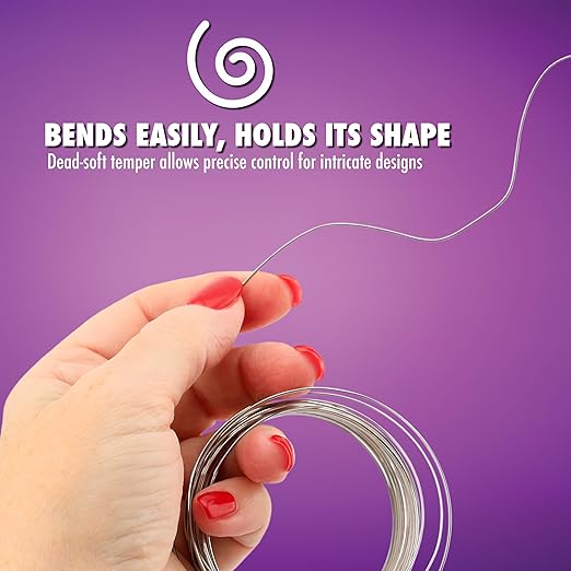 Artistic Wire, 24 Gauge / .51 mm Stainless Steel Craft Wire, Round Twist - Image 3