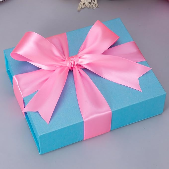 1 1/2 Inch Flamingo Pink Solid Satin Ribbon, 50 Yards Craft Fabric Ribbon - Image 2