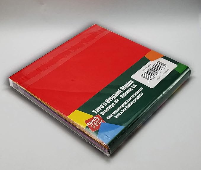 Standard 6 Inch One Sided 23 Colors 200 Sheets Square Easy Fold Premium - Image 5