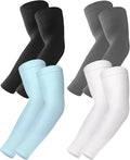 BHYTAKI UV Sun Protection Arm Sleeves, UPF 50 Sports Cooling Arm Compression Sleeves for Men Women Teenager