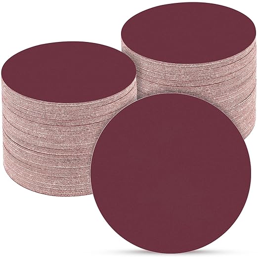 5 Inch 100 PCS Sanding Disc 1500 Grit, Hook and Loop Sanding Discs by POTUINOM