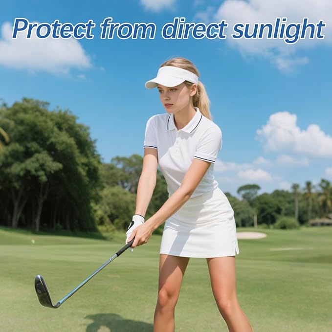 Adjustable Sport Sun Visor Hats Bulk Solid Color Blank Golf Cap Anti Ultraviolet for Beach Tennis Baseball