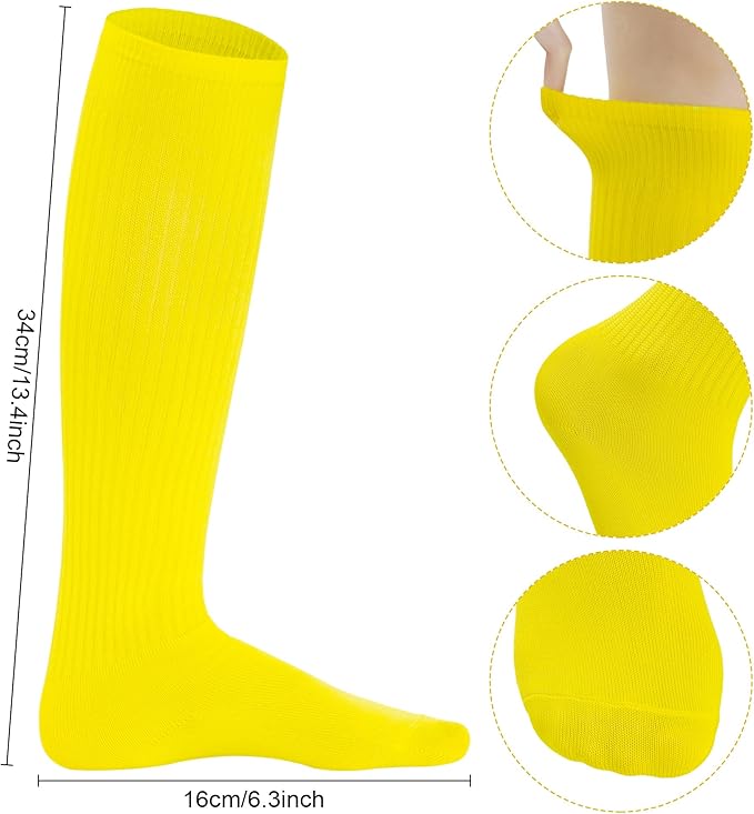 Dxhycc Youth Baseball Socks and Belt Combo Set Softball Baseball Socks and Elastic Waist Belt for Youth Boys Girls