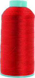 Mandala Crafts Bonded Nylon Thread Red Heavy Duty Sewing Threads by MandalaCrafts