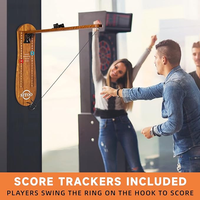 Ring Toss Game for Adults, Outdoors Games, Hook and Ring Game - Image 2