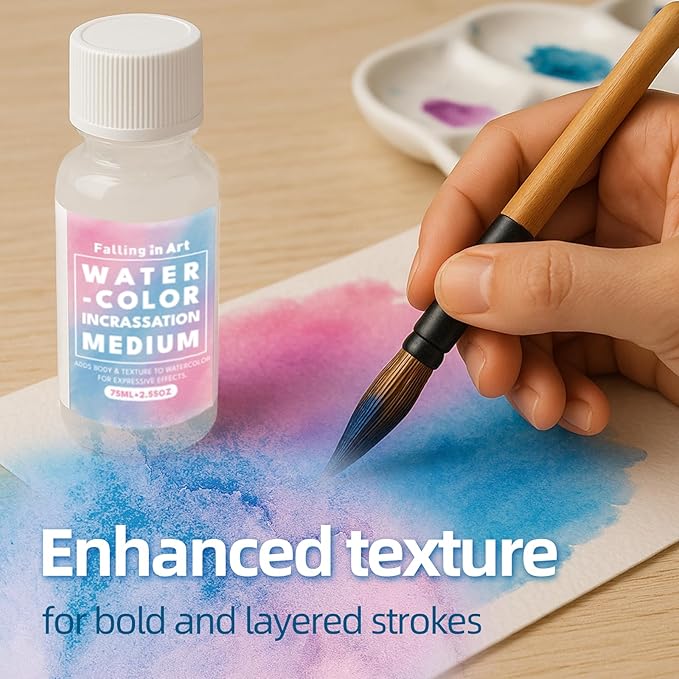 Falling in Art Professional Watercolor Texture Medium, Acid Free Thickening - Image 2