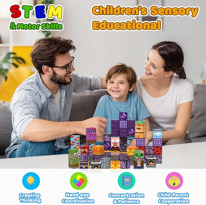 100 PCS Magnetic Blocks - Image 6