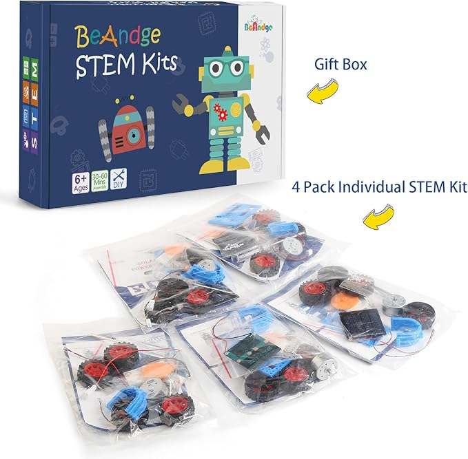 Bulk STEM Solar Robot Kits, STEM Building Toys - Image 6