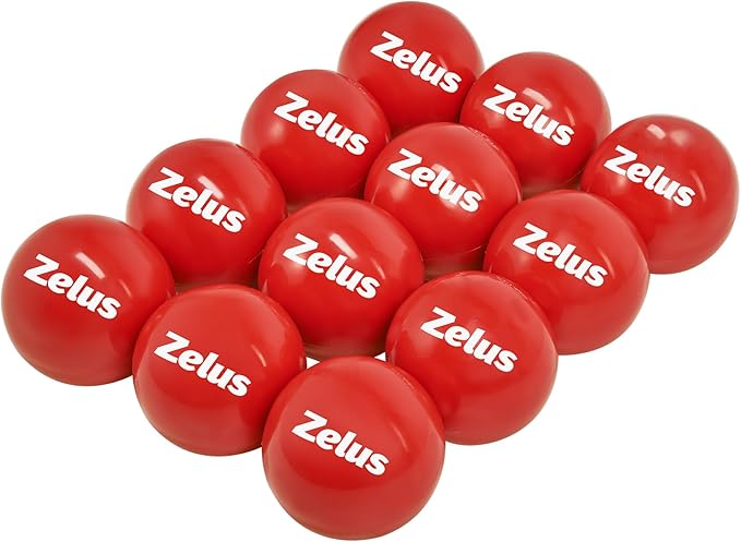 ZELUS Training Balls for Softball and Baseball Practice | 2.8-Inch 1 lb Weight Ball | Weighted Ball for Exercise | Baseball Accessory for Strength Hitting Batting Pitching Improvement