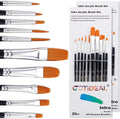 GOTIDEAL Paint Brushes, Nail Art, Rock Painting by GOTIDEAL
