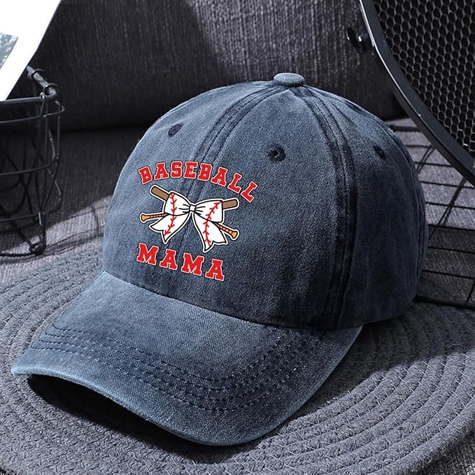 Women Style Baseball Cap, Vintage Adjustable Cotton Cap for Women Mama Grandma, Birthday Gifts for Mother Stepmother