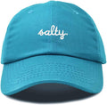DALIX Salty Embroidered Cotton Beach Baseball Cap Adjustable Dad Hat Womens