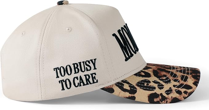 Mommin Trucker Hat, Mothers Day Gifts for Mom Wife, Vintage Two Tone Ponytail Baseball Cap, Adjustable Embroidered Hat