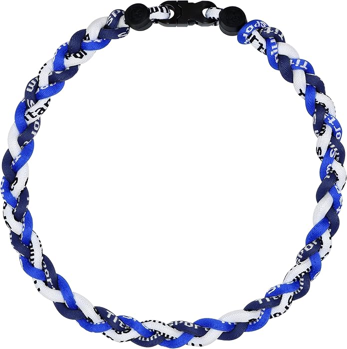 Baseball Rope Necklaces, League Team Colors Braided Necklace, Baseball Team Gifts