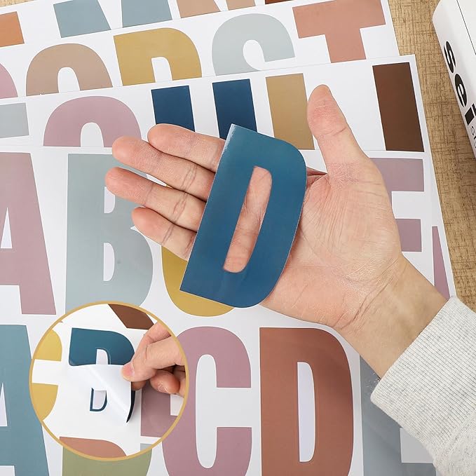 232 Pcs Large Boho Bulletin Board Letters, 4 Inch Letter Stickers Self - Image 3