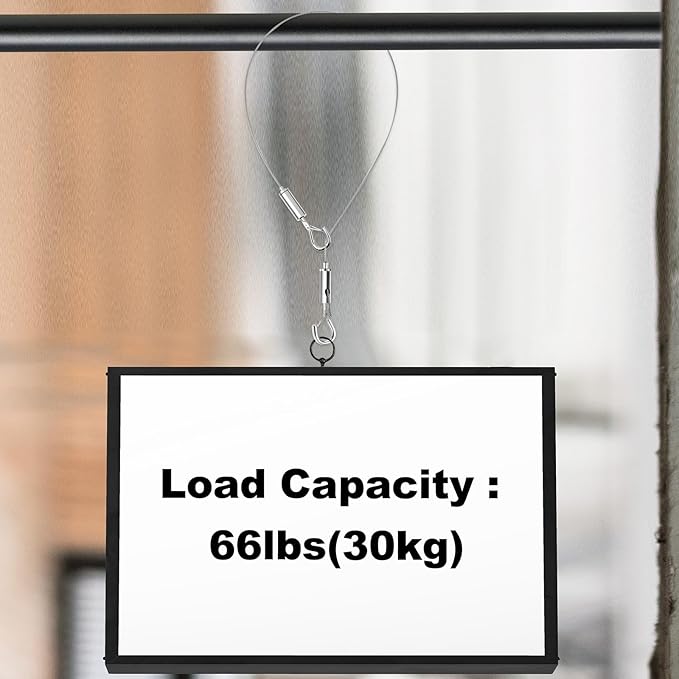 6 Pcs Picture Hanging Wire Heavy Duty Adjustable Art Hanging Wire 9.8FT x1.5mm - Image 5