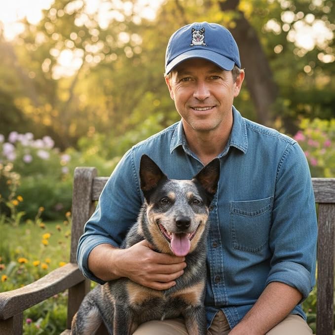 Pet Dog Lover Gifts,Embroidered Dog Baseball Hats for Men Women Dad Mom