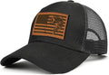 Fishing Hat Fishing Gifts for Men Bass Fish Flag Gear Accessories Stuff Trucker Hat Snapback Baseball Cap