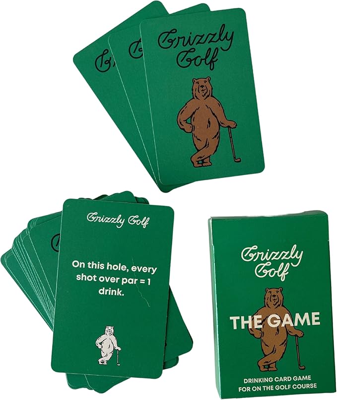 Golf Drinking Card Game for Golfers