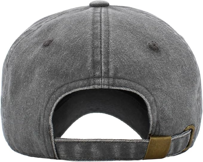 KBETHOS Classic Unisex Cotton Adjustable Low Crown Baseball Cap – Plain Dad Hat