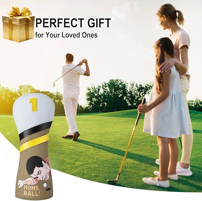 Funny Golf Putter Headcover, Perfect Golf Gift for Men and Women, Golf Accessories for Golfers