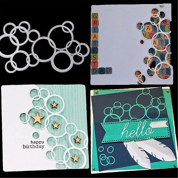 Mvchifay Cutting Dies for Card Making Metal Die-Cuts Scrapbooking Tool Hollow by MVCHIFAY