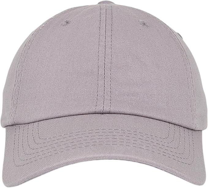 Classic Dad Hat Cotton, Low-Profile Plain Baseball Cap, Adjustable, Breathable and Packable