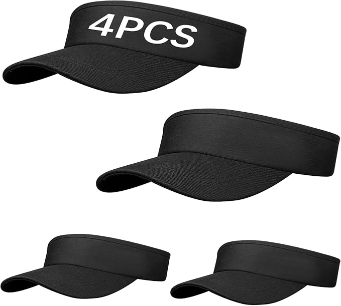 Adjustable Sport Sun Visor Hats Bulk Solid Color Blank Golf Cap Anti Ultraviolet for Beach Tennis Baseball