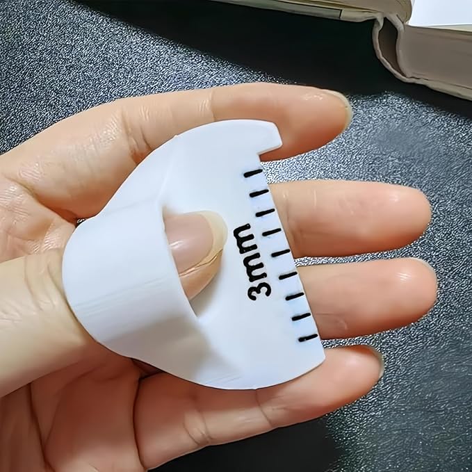 Sewing Finger Ruler for Even Stitches, Magnetic Seam Guide Sewing Kit Supplies - Image 4