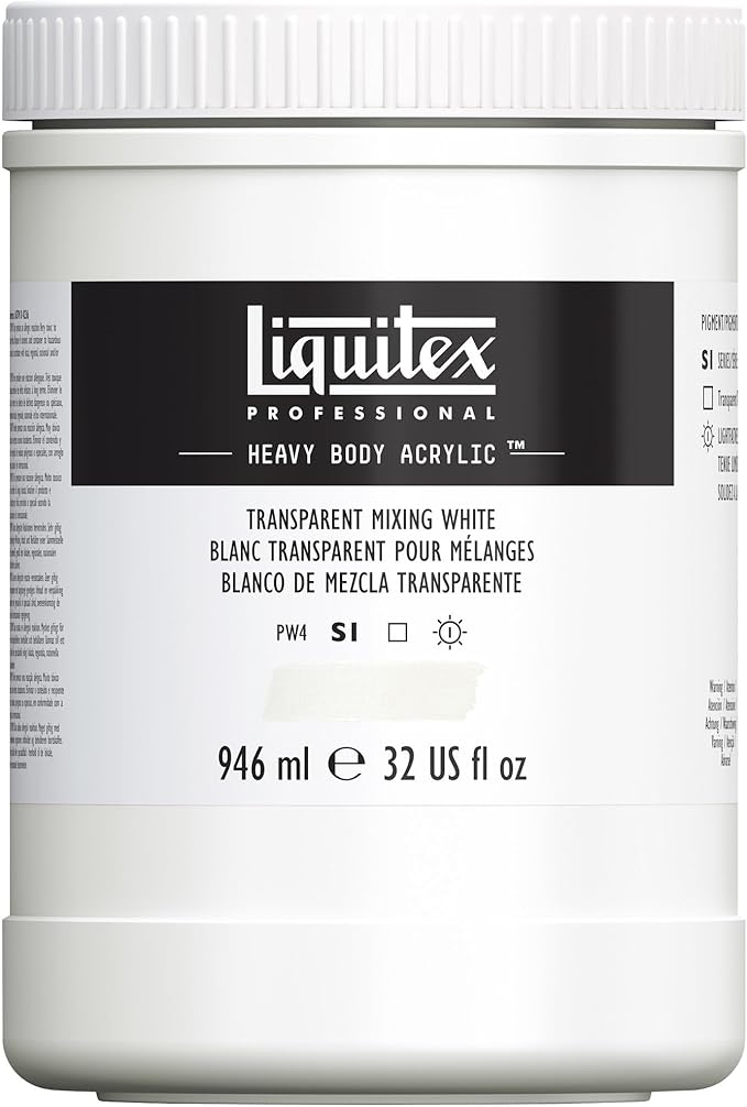 Liquitex Professional Heavy Body Acrylic Paint, 32-oz Pot, Transparent Mixing by Liquitex