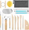 Pottery Tool Kit, Modeling Clay Sculpting Tools Kit, Ceramics Tools, Embossing by KACOLA